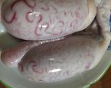 煮玉(牛の睾丸)作り方1写真