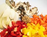 鶏胸と彩り野菜のケチャップレモン甘酢あん作り方1写真