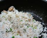 再生野菜【大根菜】のツナ炒飯作り方4写真