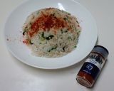 再生野菜【大根菜】のツナ炒飯作り方5写真