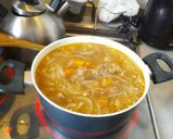牛すじ入りシーフードカレー作り方2写真