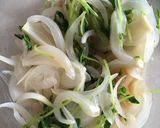 玉ねぎと豆苗の和え物作り方4写真