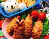 お弁当に!肉巻きソーセージでエビフライ風作り方14写真