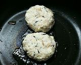 ひじき煮リメイク☆ふわふわ豆腐ハンバーグ作り方4写真