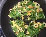 セロリの葉でチヂミ風ピザ作り方6写真