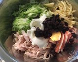 レーズンとサラダチキンのマカロニサラダ作り方3写真