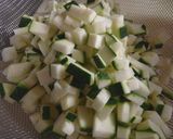 あさりと夏野菜のトマトパスタ作り方3写真