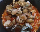 あさりと夏野菜のトマトパスタ作り方12写真