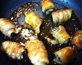 豚肉と茄子の甘辛ロール作り方6写真