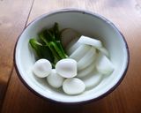 新玉とうずら玉子のカレー焼きそば♪作り方2写真