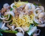 新玉とうずら玉子のカレー焼きそば♪作り方5写真