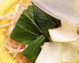 チンゲンサイとモヤシのシャキシャキ蒸し作り方3写真