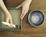 マキベリーのマーブルレアチーズケーキ作り方1写真