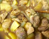 食欲そそる♫鶏モモおジャガのカレー煮♡作り方9写真