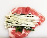 豚肩ロースのほうれん草えのき巻き作り方1写真