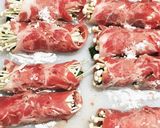 豚肩ロースのほうれん草えのき巻き作り方2写真