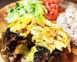 彼氏めし♡夢のてりたまチーズハンバーグ。作り方17写真
