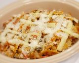 ミートソースパスタのオーブン焼き作り方8写真