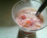 コーヒー入りイチゴラテ作り方5写真
