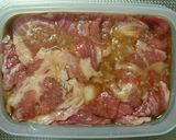 料理に使う 豚肉の甘辛漬け(保存食)作り方2写真