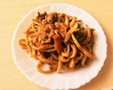 簡単！低コスト！我が家の焼きうどん♪作り方8写真