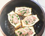 簡単♪厚揚げの肉詰め♪作り方4写真