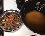 今日ランチ♪鶏肉と牛蒡の簡単炊き込みご飯作り方3写真