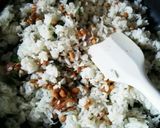 南高梅干しと納豆の和風チャーハン作り方3写真