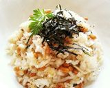 南高梅干しと納豆の和風チャーハン作り方4写真