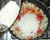あさりとトマトのピリ辛ピラフ♪フライパン作り方6写真
