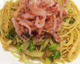 簡単 桜海老とセロリの和風ペペロンチーノ作り方14写真