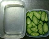 料理に使う きゅうり塩漬け(保存食)作り方7写真