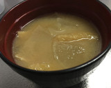 大根と油揚げの味噌汁作り方2写真