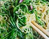 ５分で完成！豆苗＆ベーコンDE焼きそば♪作り方7写真