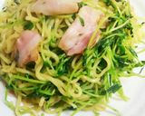 ５分で完成！豆苗＆ベーコンDE焼きそば♪作り方8写真