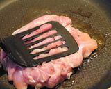 ぱりぱりチキンソテーに梅肉ネギソース作り方5写真