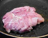 ぱりぱりチキンソテーに梅肉ネギソース作り方6写真