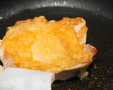 ぱりぱりチキンソテーに梅肉ネギソース作り方9写真