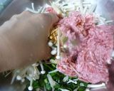 エノキの食感が美味しい♪節約エノキ韮餃子作り方1写真