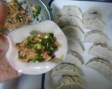 エノキの食感が美味しい♪節約エノキ韮餃子作り方2写真