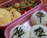 塩レモンdeコロコロちぎりむすび弁当作り方2写真