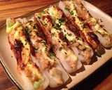 グリルで簡単おかず☆ちくわ納豆チーズ焼き作り方3写真