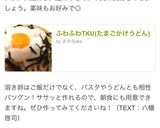 ふわふわTKU(たまごかけうどん)作り方5写真