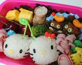 キティーちゃんキャラ弁作り方1写真