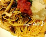 旨味の〜和風パスタ♪作り方10写真