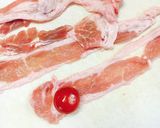 お弁当にプチトマトとチーズの肉巻きフライ作り方1写真