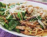 ベーコンとルッコラのゆず胡椒パスタ作り方11写真