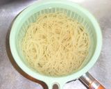 【冷製】なめ茸パスタ作り方5写真