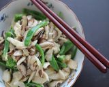 ピーマンとキノコの味噌炒め作り方5写真