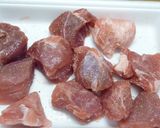 豚もも肉の梅マヨラー油あえ作り方1写真